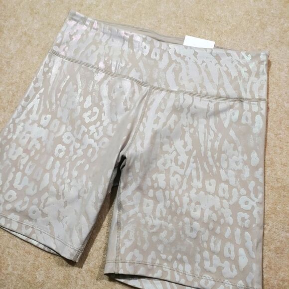 Calvin Klein Womens Performance High Waist Athletic Running Yoga Shorts #7 - Picture 2 of 8